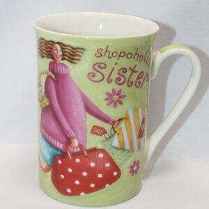 Kent Pottery “Shopaholic Sister” Porcelain Mug